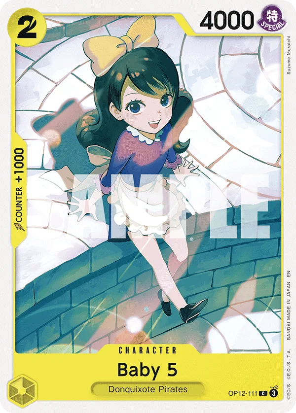 Baby 5 OP12-111 – One Piece Card Game Character
