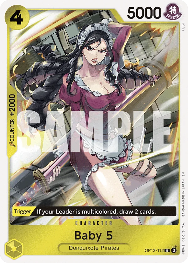 Baby 5 OP12-112 – One Piece Card Game Character