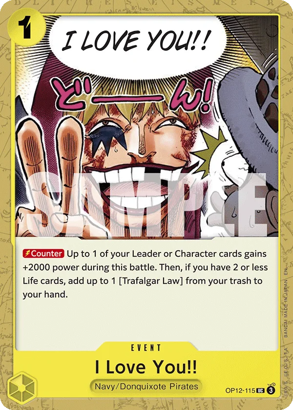 I Love You!! OP12-115 – One Piece Card Game Event