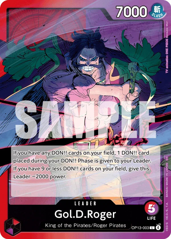 Gol.D.Roger OP13-003 – One Piece Card Game Leader