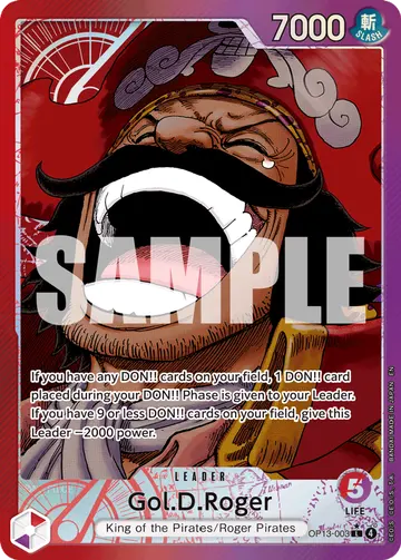 Gol.D.Roger OP13-003 (Alternate art)