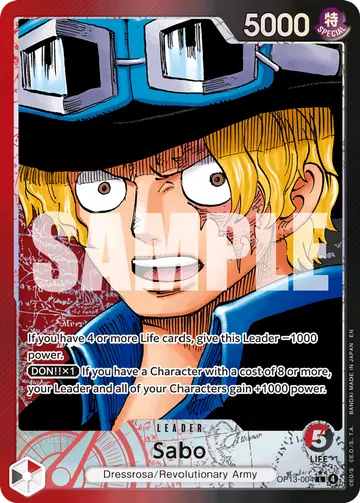 Sabo OP13-004 (Alternate art)