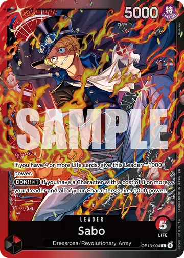 Sabo OP13-004 (Alternate art)