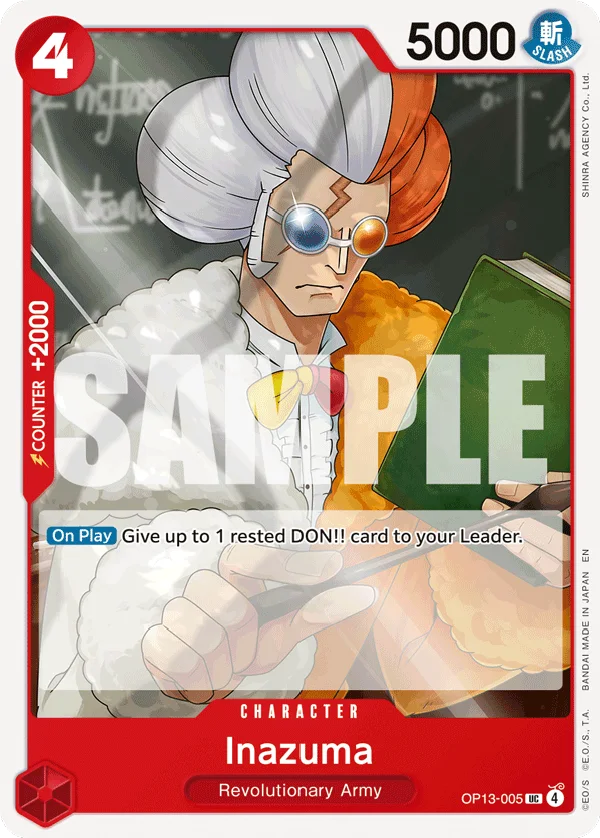 Inazuma OP13-005 – One Piece Card Game Character