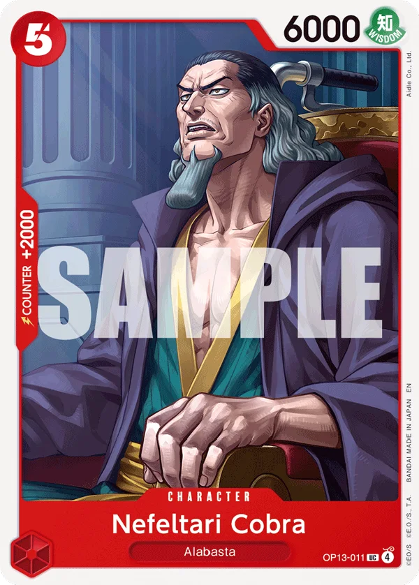Nefeltari Cobra OP13-011 – One Piece Card Game Character