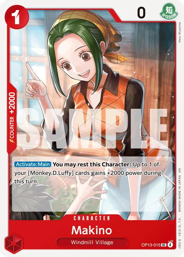 Makino OP13-015 – One Piece Card Game Character