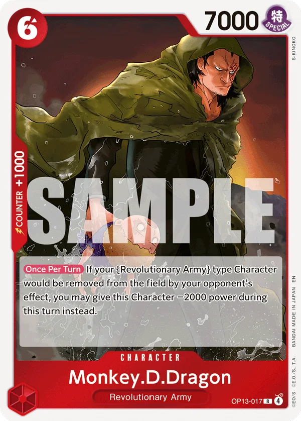 Monkey.D.Dragon OP13-017 – One Piece Card Game Character