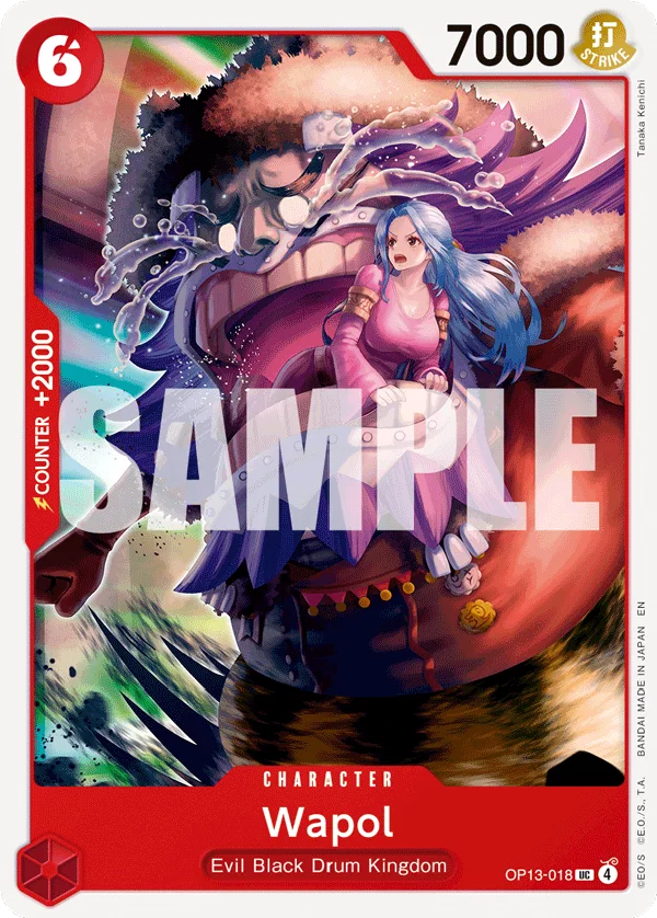 Wapol OP13-018 – One Piece Card Game Character