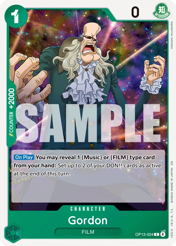 Gordon OP13-024 – One Piece Card Game Character