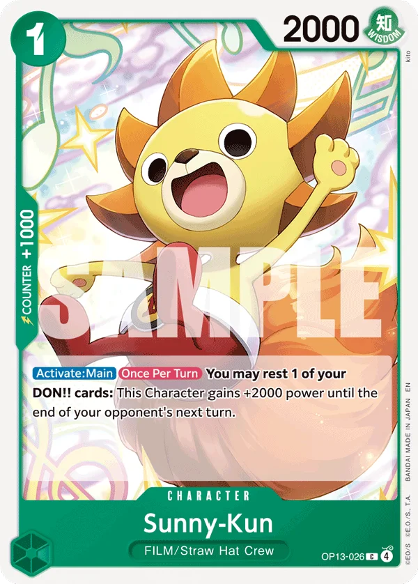 Sunny-Kun OP13-026 – One Piece Card Game Character