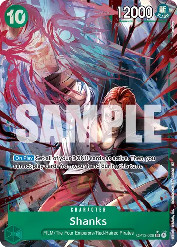 Shanks OP13-028 (Alternate art)