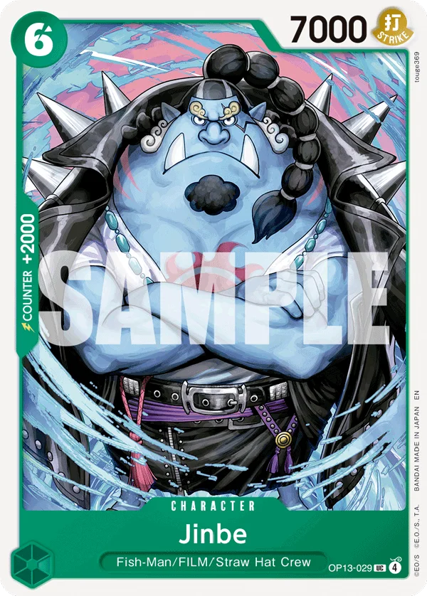 Jinbe OP13-029 – One Piece Card Game Character