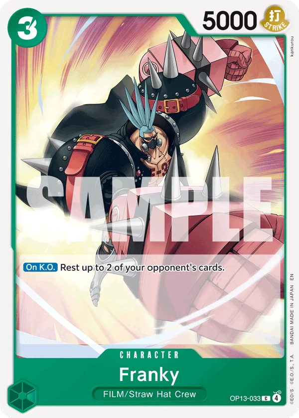 Franky OP13-033 – One Piece Card Game Character