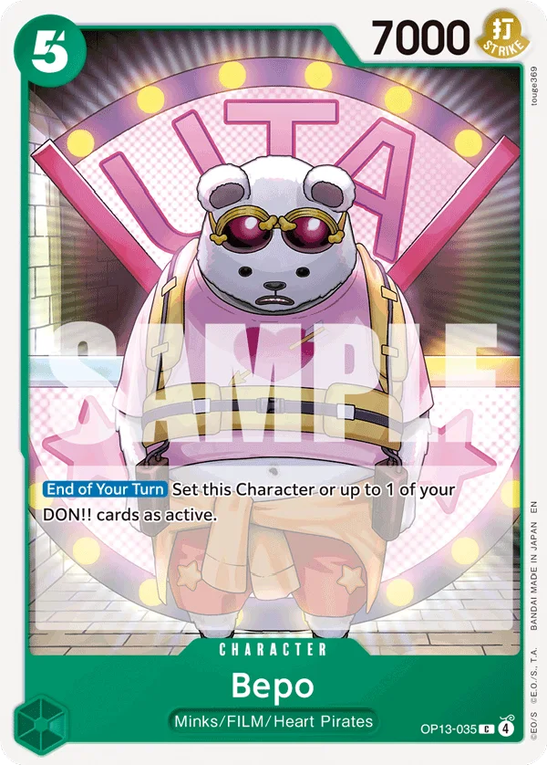 Bepo OP13-035 – One Piece Card Game Character