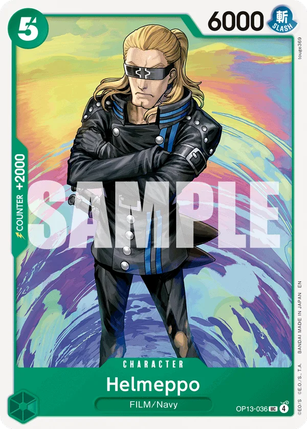 Helmeppo OP13-036 – One Piece Card Game Character