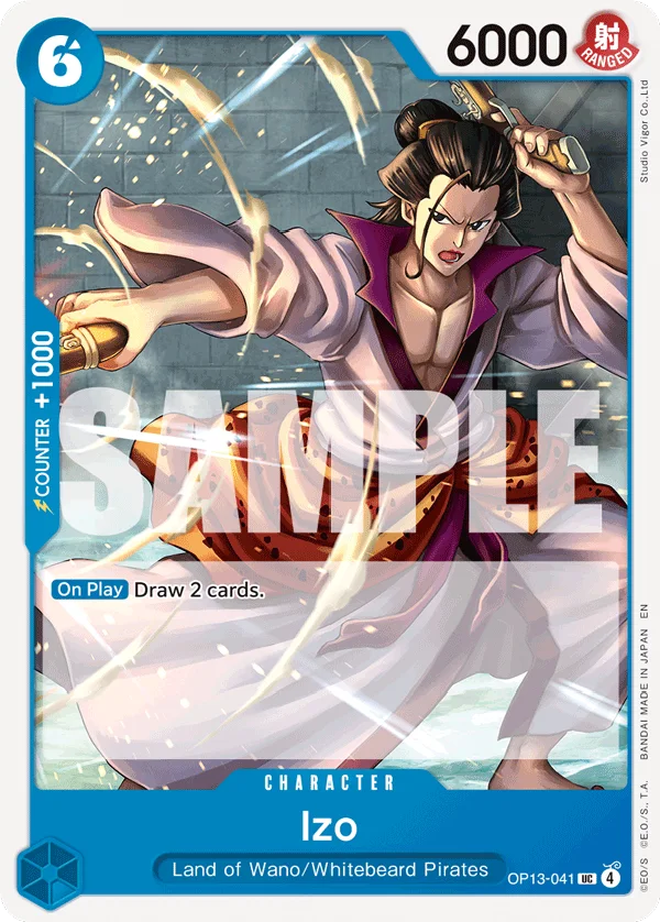 Izo OP13-041 – One Piece Card Game Character