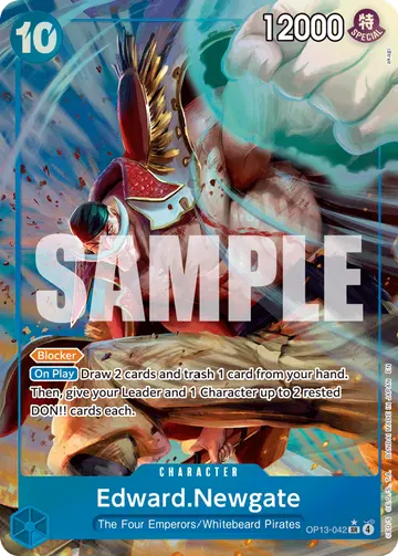 Edward.Newgate OP13-042 (Alternate art)