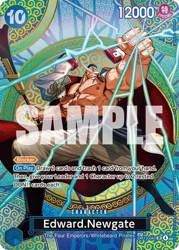 Edward.Newgate OP13-042 (Alternate art)