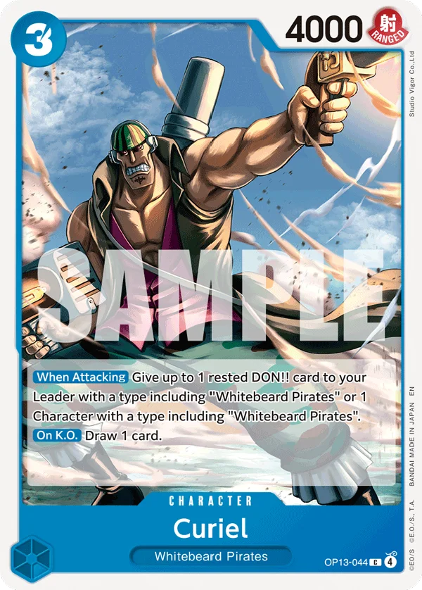Curiel OP13-044 – One Piece Card Game Character
