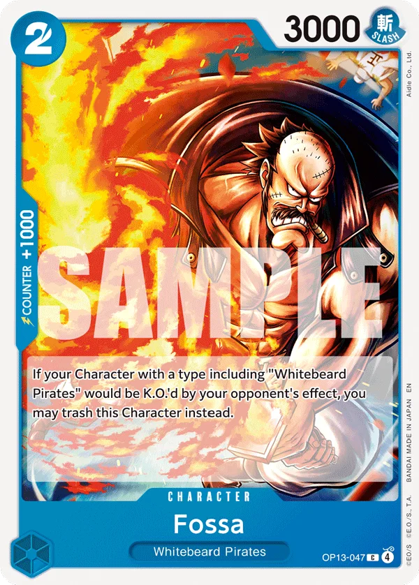 Fossa OP13-047 – One Piece Card Game Character