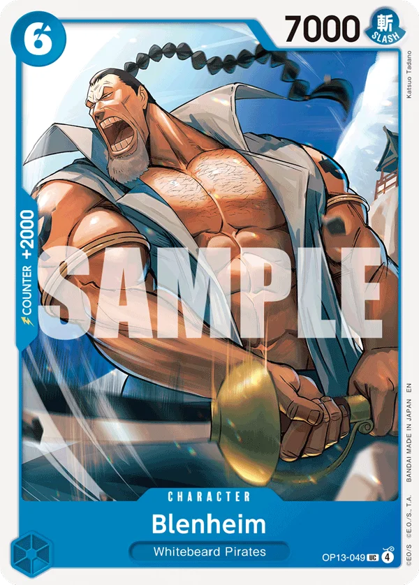 Blenheim OP13-049 – One Piece Card Game Character