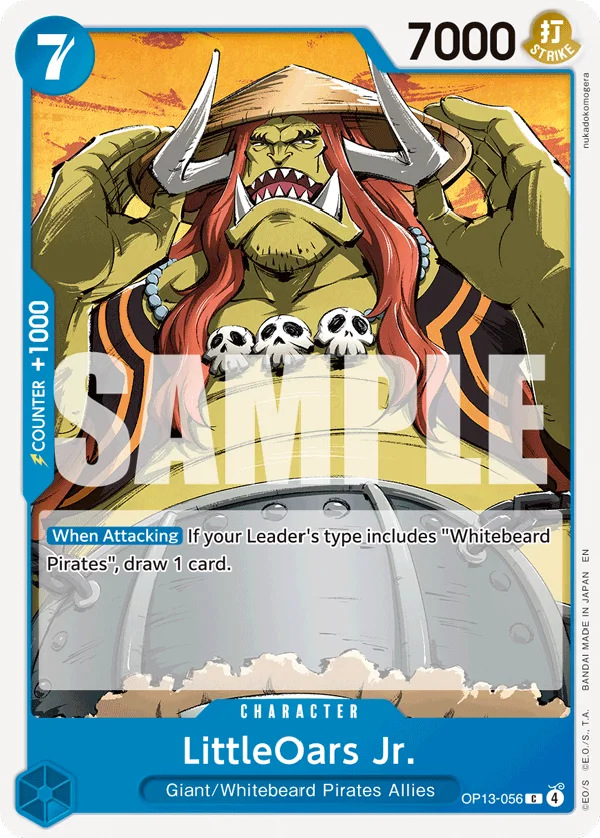 LittleOars Jr. OP13-056 – One Piece Card Game Character