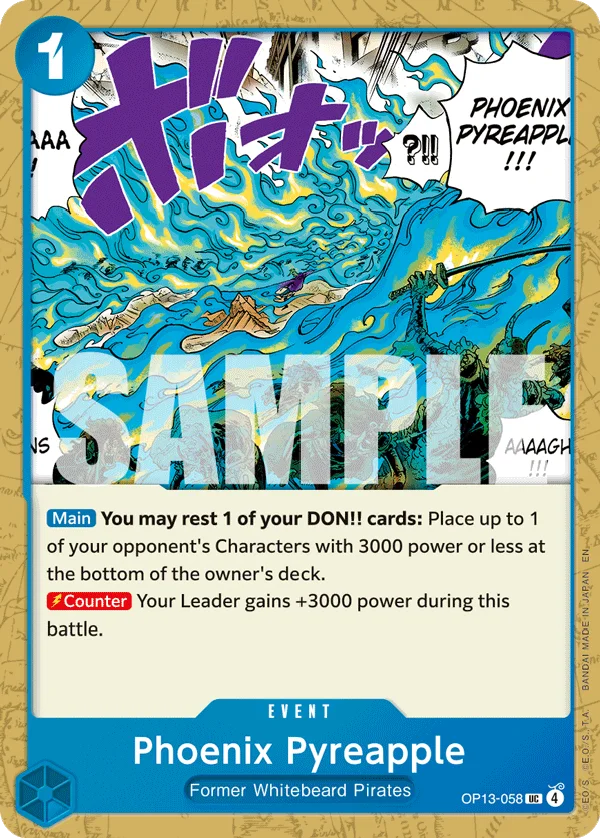 Phoenix Pyreapple OP13-058 – One Piece Card Game Event