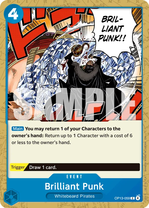 Brilliant Punk OP13-059 – One Piece Card Game Event