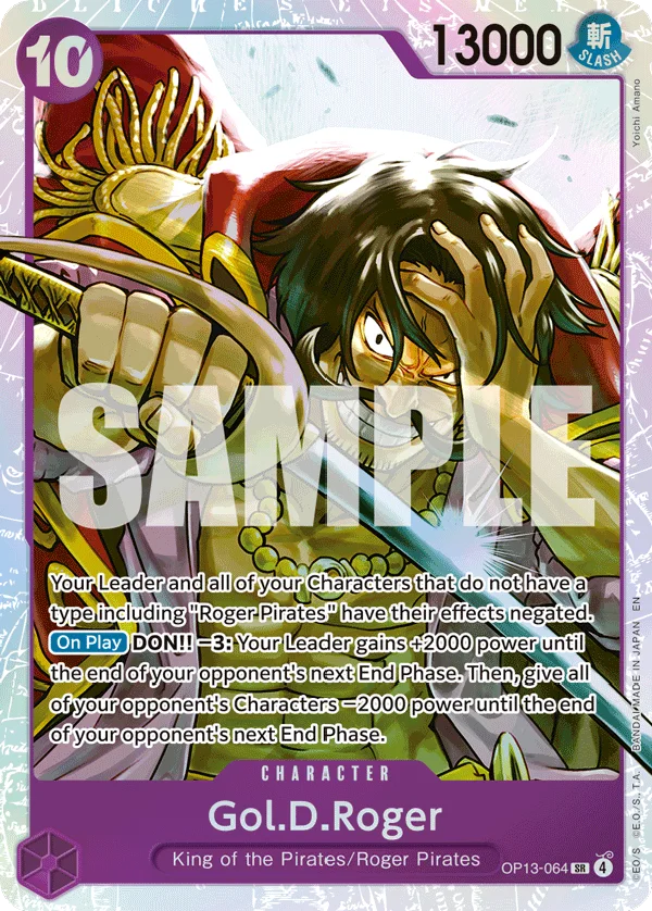 Gol.D.Roger OP13-064 – One Piece Card Game Character