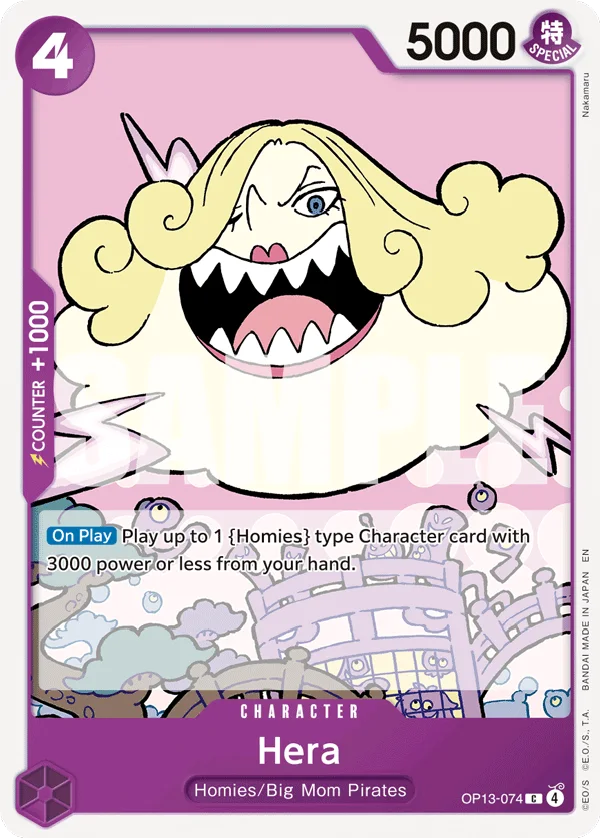 Hera OP13-074 – One Piece Card Game Character