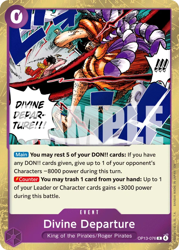 Divine Departure OP13-076 – One Piece Card Game Event