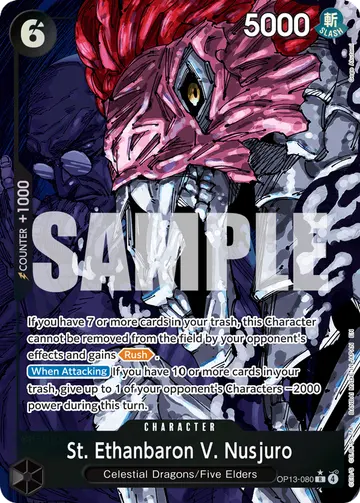 St. Ethanbaron V. Nusjuro OP13-080 (Alternate art)