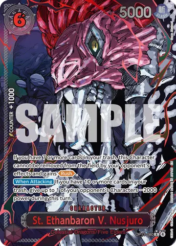St. Ethanbaron V. Nusjuro OP13-080 (Alternate art)
