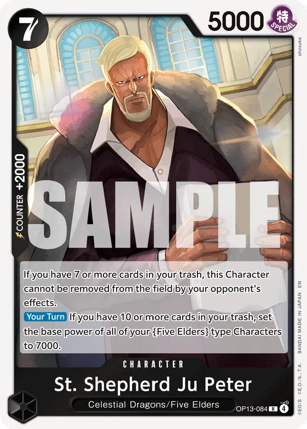 St. Shepherd Ju Peter OP13-084 – One Piece Card Game Character
