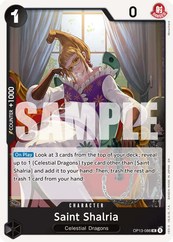 Saint Shalria OP13-086 – One Piece Card Game Character