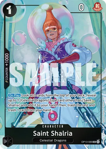 Saint Shalria OP13-086 (Alternate art)