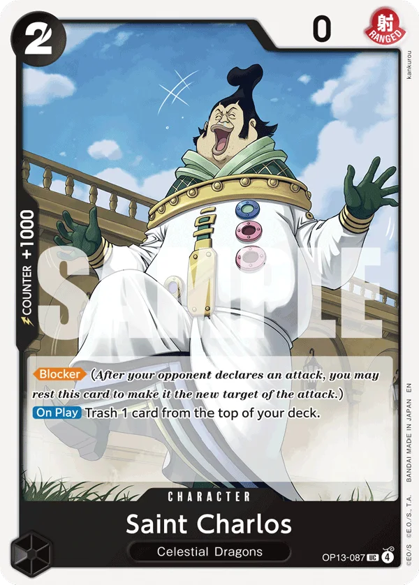Saint Charlos OP13-087 – One Piece Card Game Character