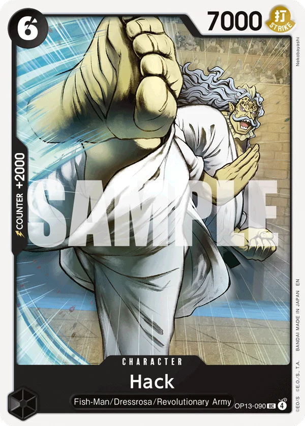 Hack OP13-090 – One Piece Card Game Character