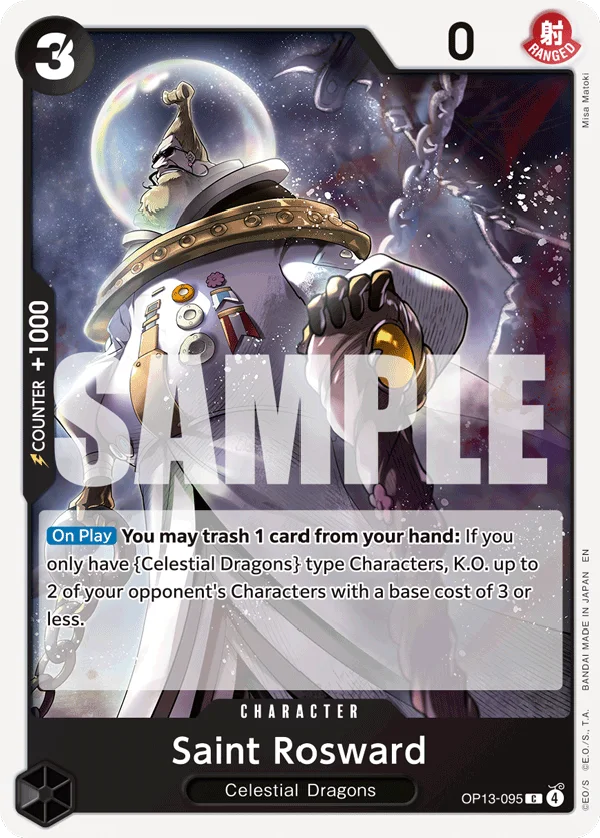 Saint Rosward OP13-095 – One Piece Card Game Character
