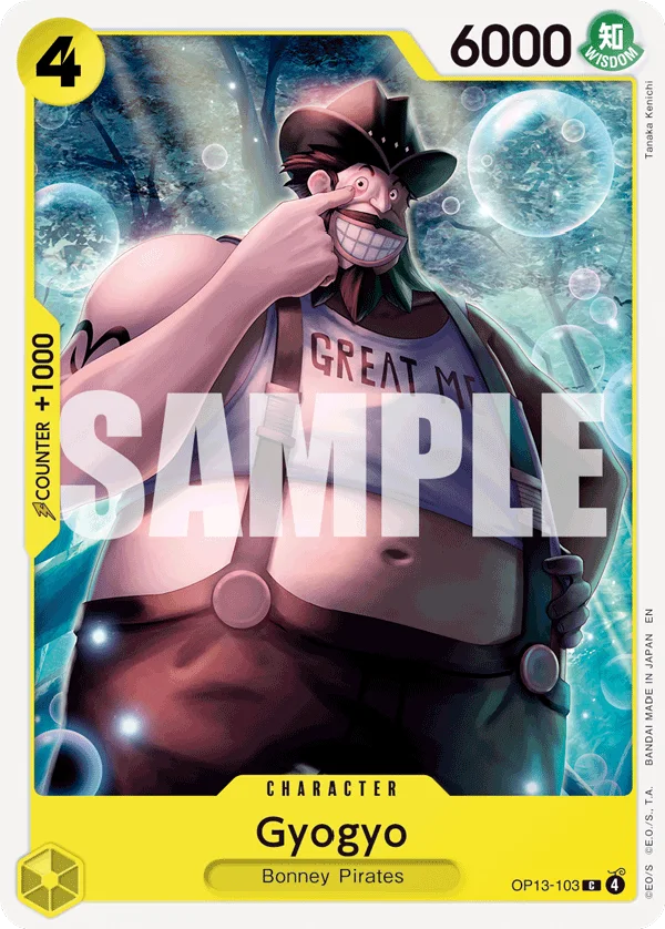 Gyogyo OP13-103 – One Piece Card Game Character