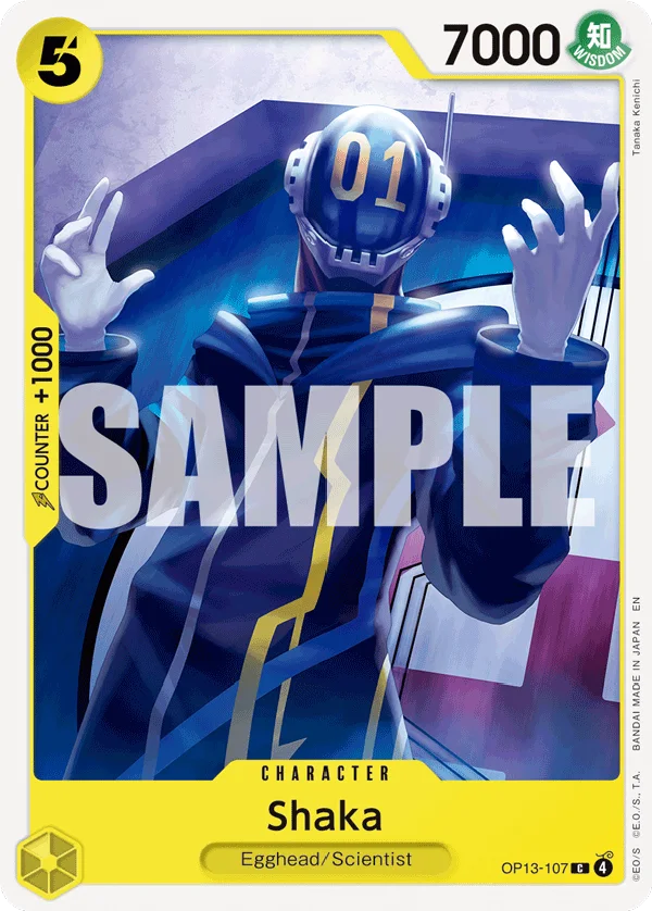 Shaka OP13-107 – One Piece Card Game Character