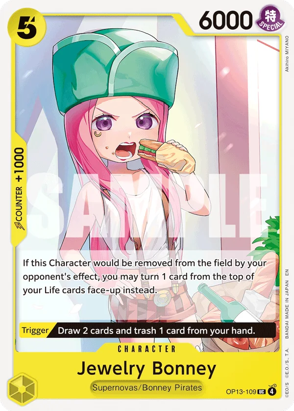 Jewelry Bonney OP13-109 – One Piece Card Game Character