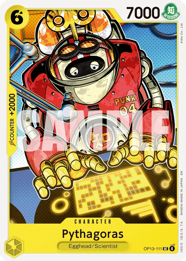 Pythagoras OP13-111 – One Piece Card Game Character