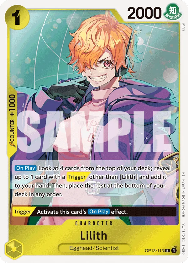 Lilith OP13-113 – One Piece Card Game Character