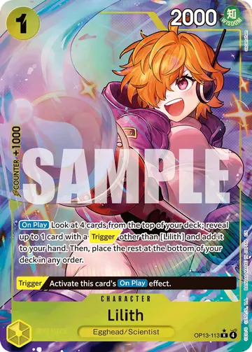 Lilith OP13-113 (Alternate art)