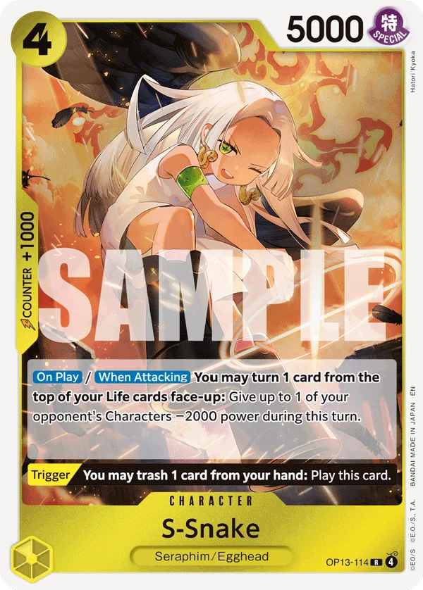 S-Snake OP13-114 – One Piece Card Game Character