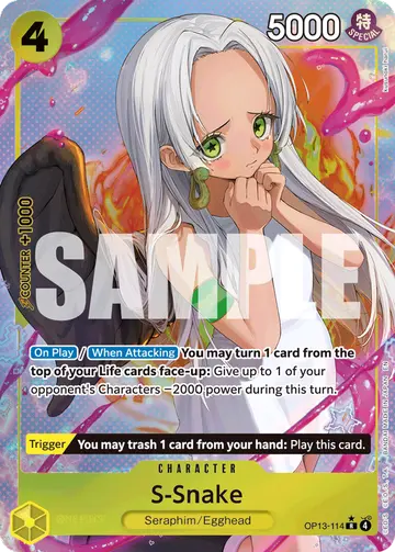 S-Snake OP13-114 (Alternate art)