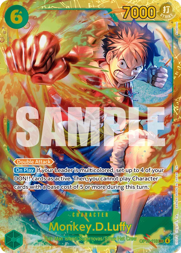 Monkey.D.Luffy OP13-118 – One Piece Card Game Character
