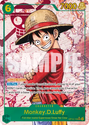 Monkey.D.Luffy OP13-118 (Alternate art)