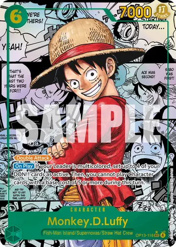 Monkey.D.Luffy OP13-118 (Alternate art)